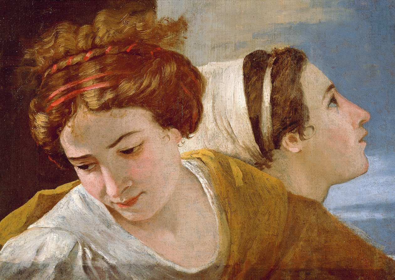 Detail Klanění zlatého telete, před rokem 1634 (olej na plátně) od Nicolas Poussin