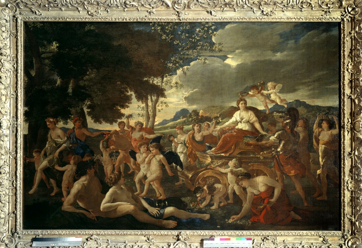 Floreův triumf od Nicolas Poussin