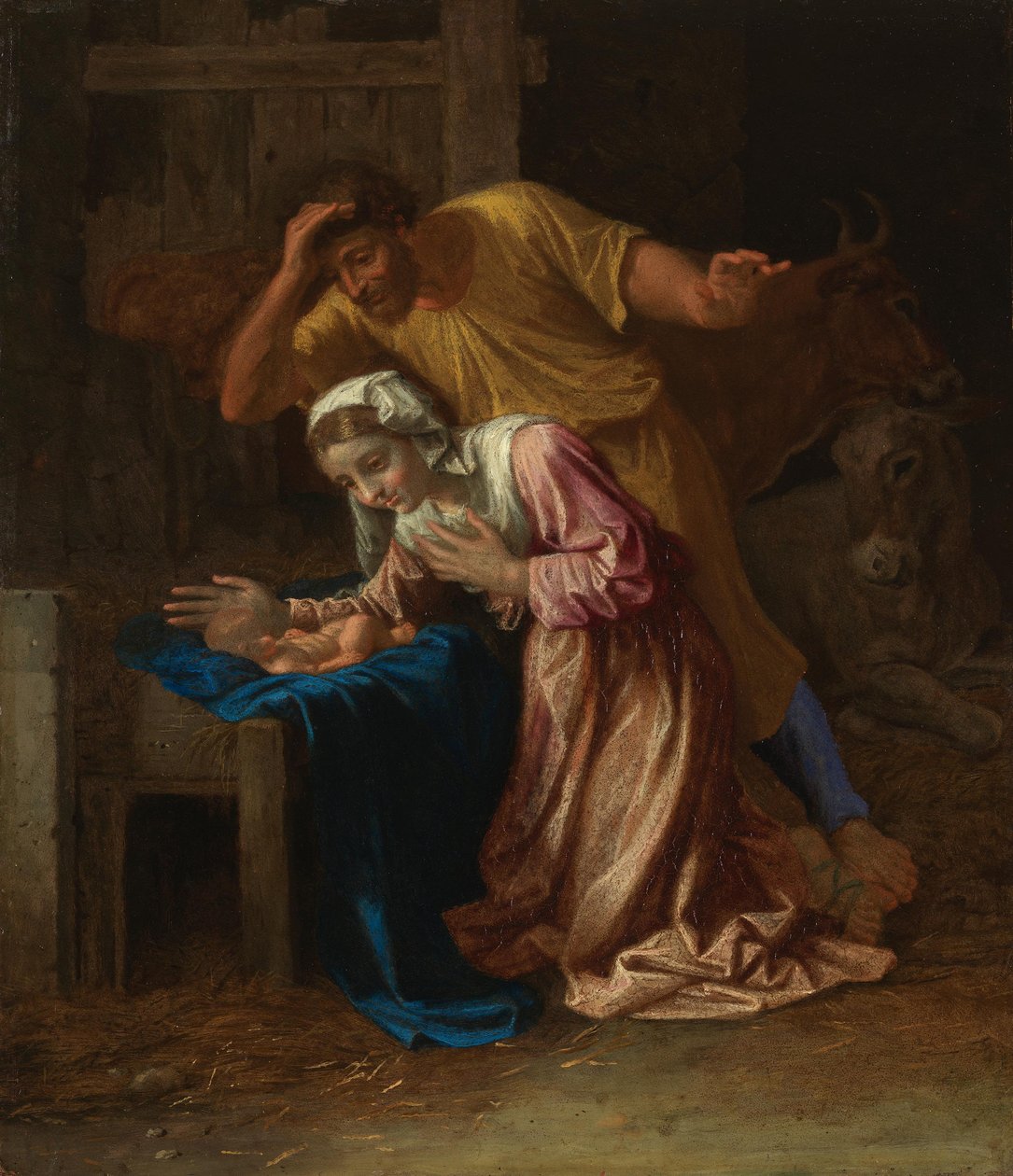 Narození Krista od Nicolas Poussin