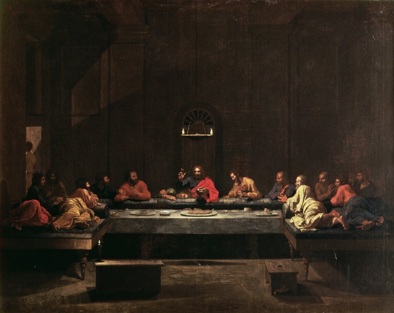 Nejsvětější eucharistie, kolem 1638-40 od Nicolas Poussin