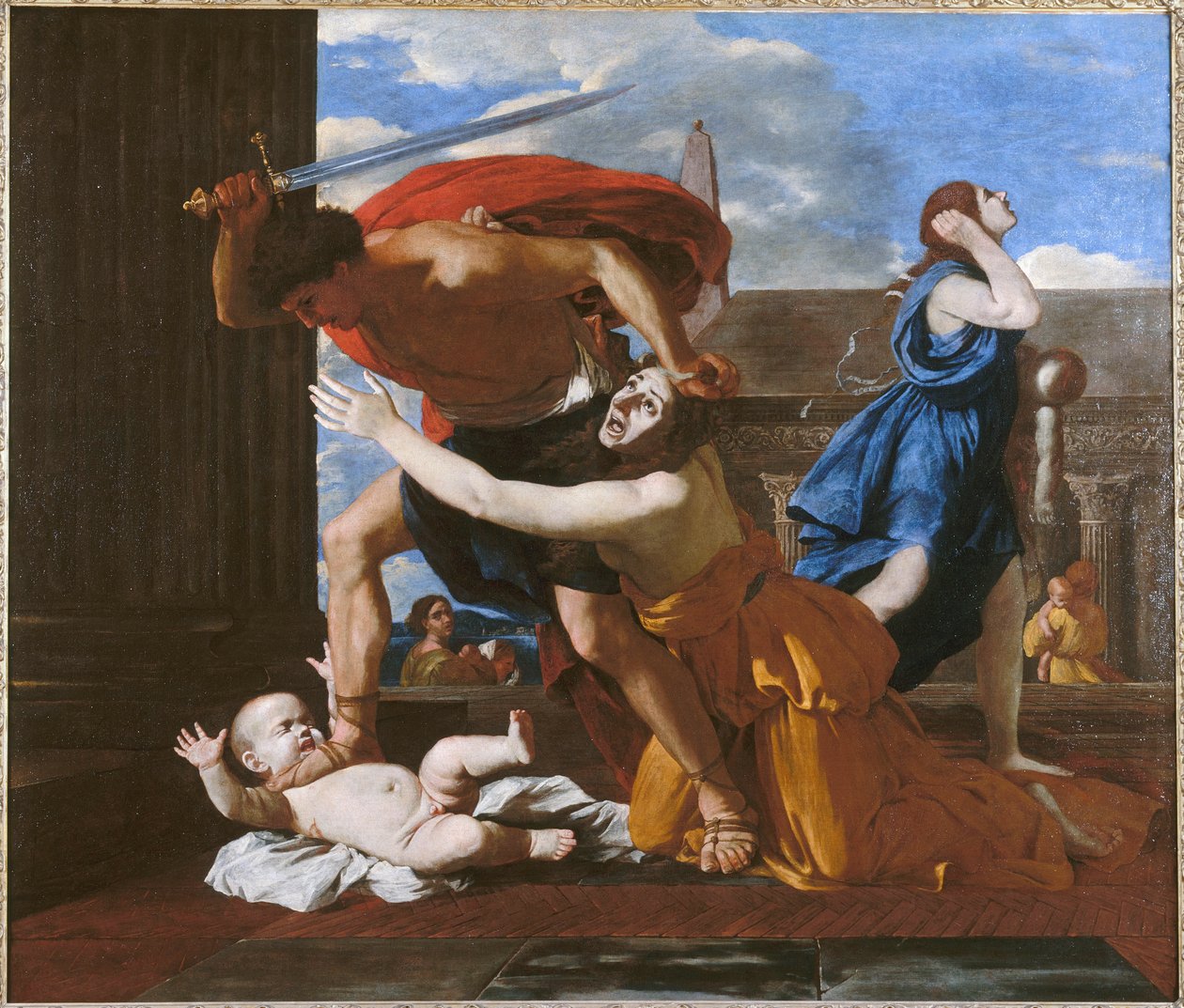 Massaker der Unschuldigen od Nicolas Poussin
