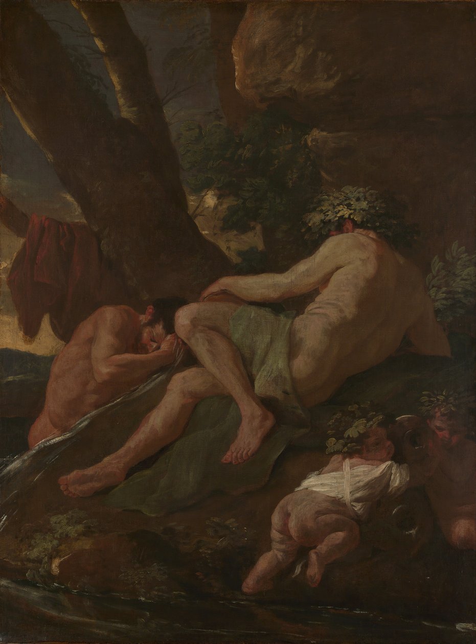 Midas Washing at Source of the Pactolus, ca. 1627. od Nicolas Poussin
