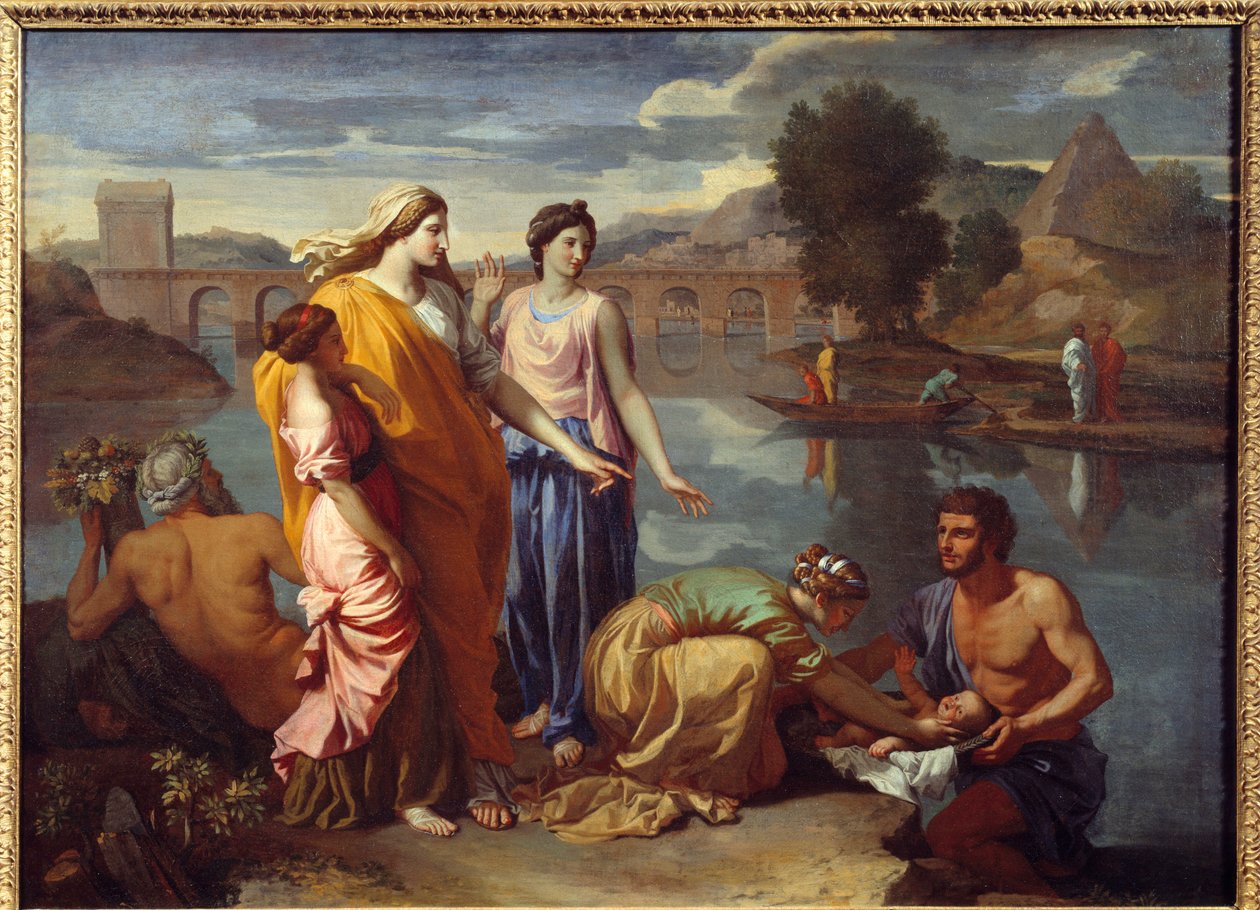 Mojžíš od Nicolas Poussin