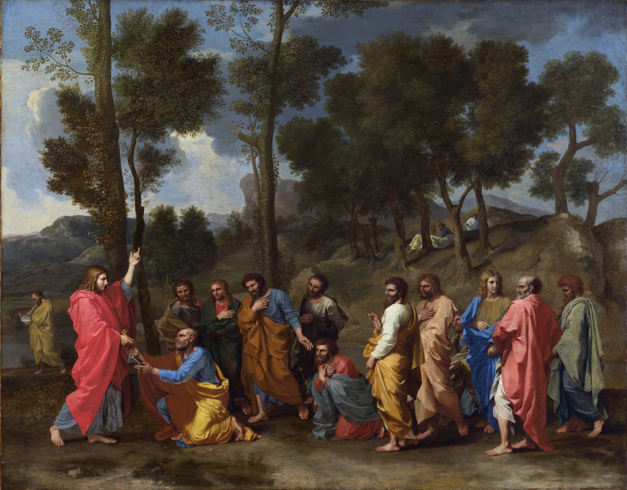 Poussin, Nicolas (1594-1665) Sedm svátostí: Ordinace Olej na plátně Baroko ca 1637-1640 Francouzská národní galerie, Londýn 95,2x120,6 Malba od Nicolas Poussin