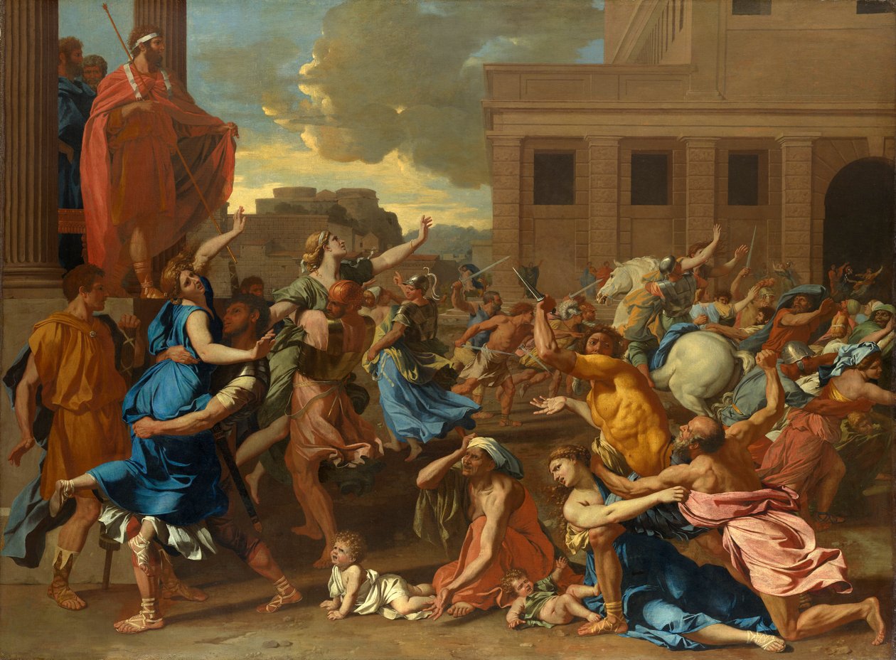Loupež žen Sabine od Nicolas Poussin