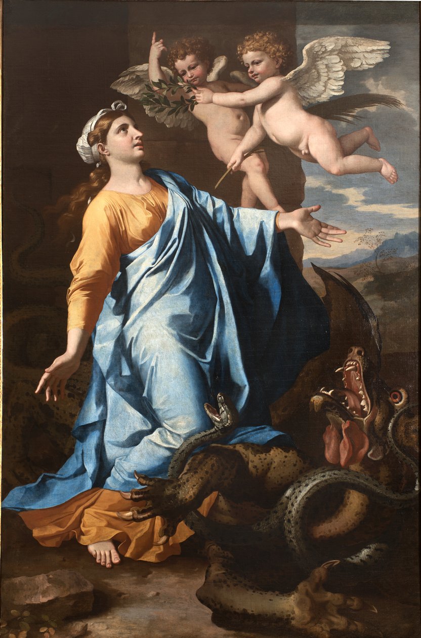 Svatá Markéta od Nicolas Poussin