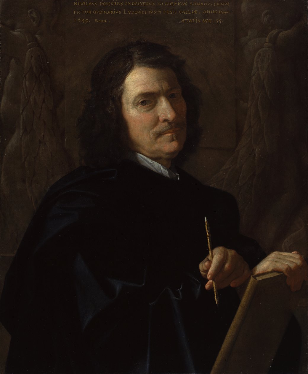 Autoportrét od Nicolas Poussin