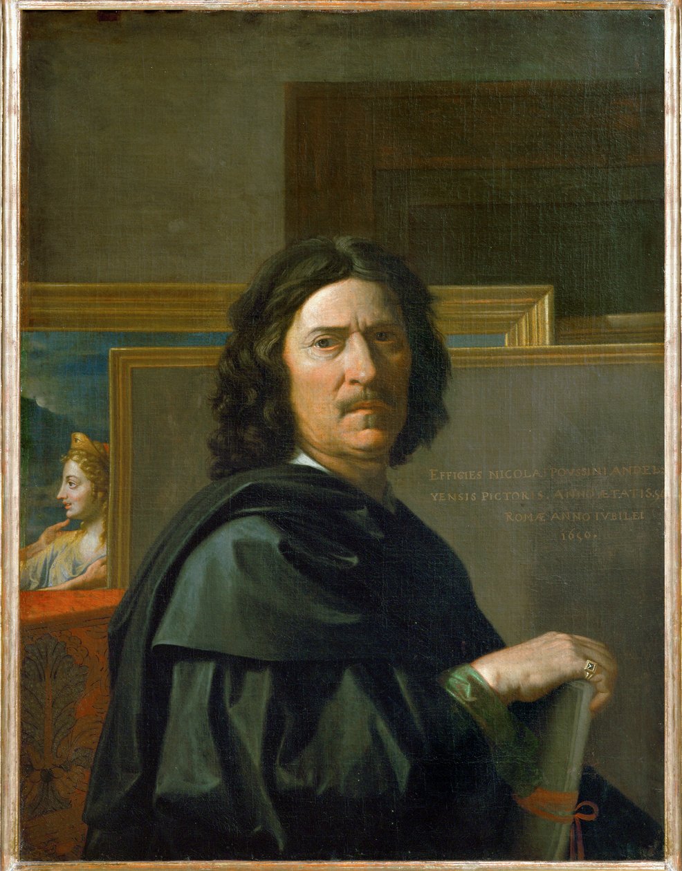Autoportrét ... od Nicolas Poussin