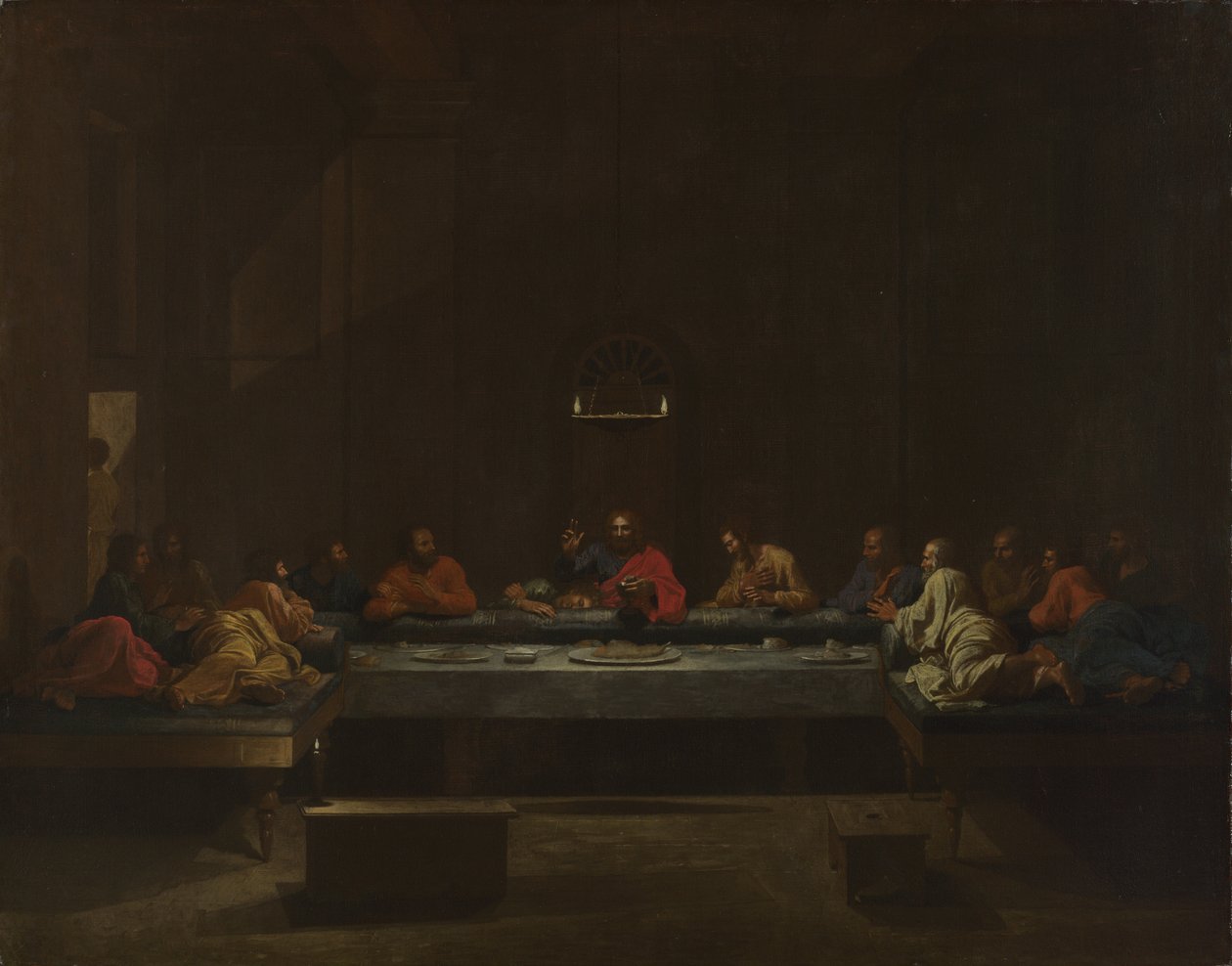 Sedm svátostí: Eucharistie, cca 1637-1640 od Nicolas Poussin