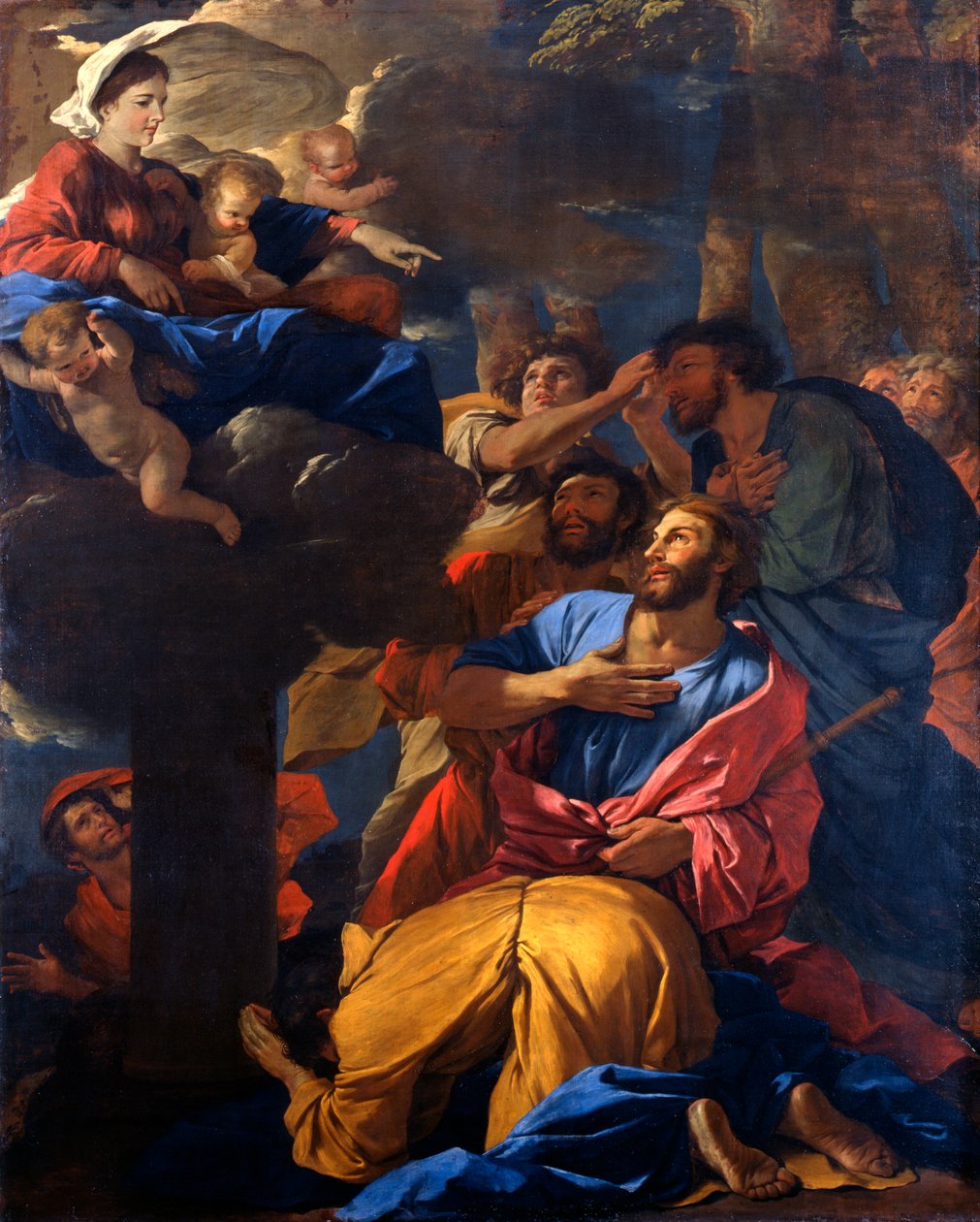 Zjevení Panny Marie svatému Jakubu Velikému, c1629-1630 od Nicolas Poussin