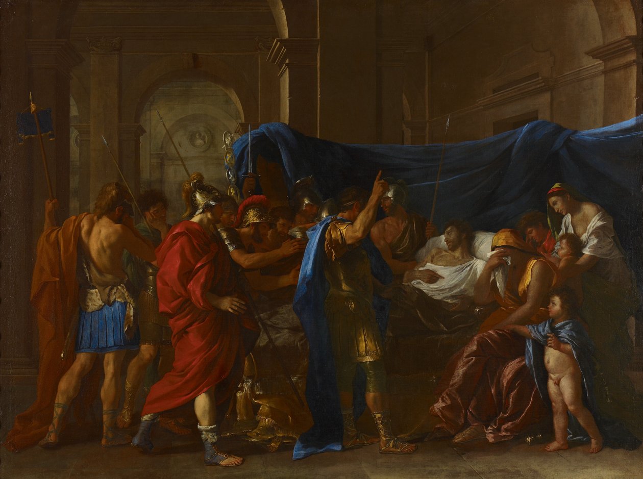 Smrt Germanica od Nicolas Poussin