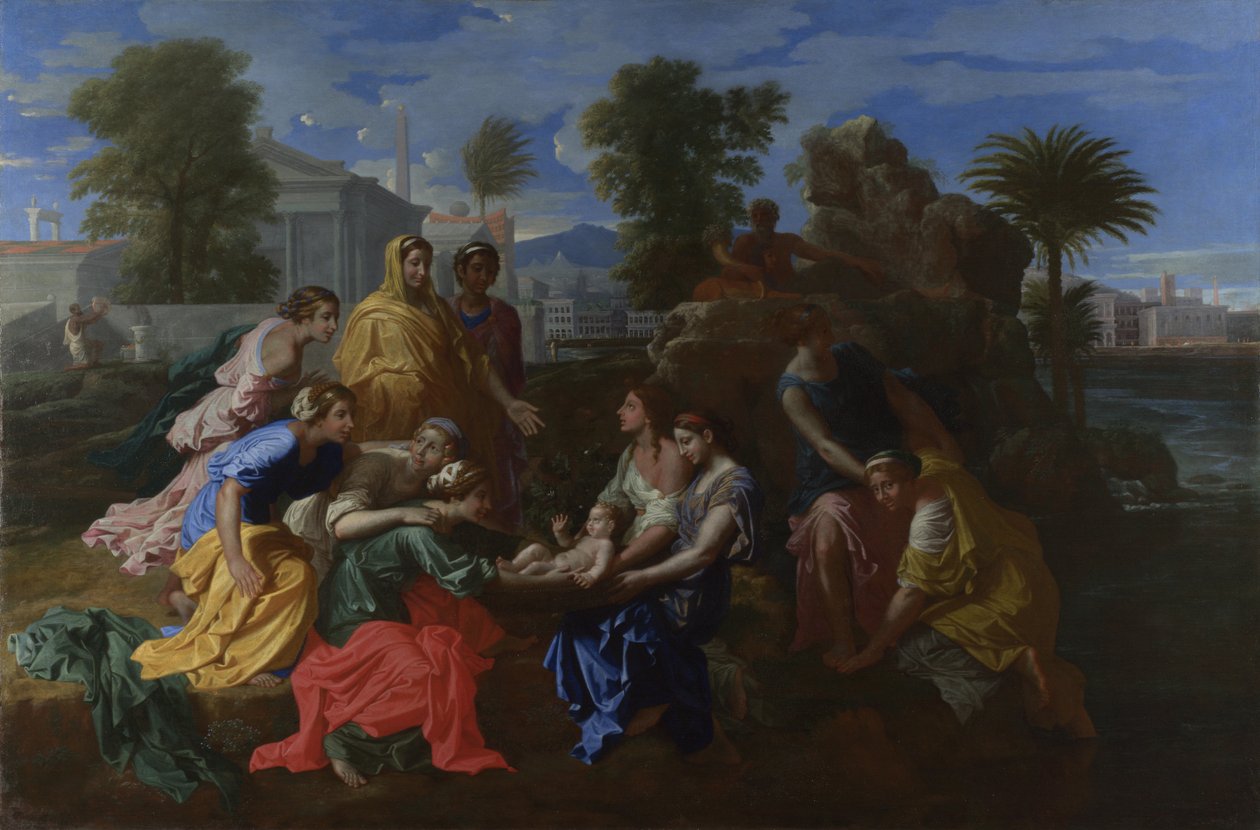 Nalezení Mojžíše, 1651 od Nicolas Poussin