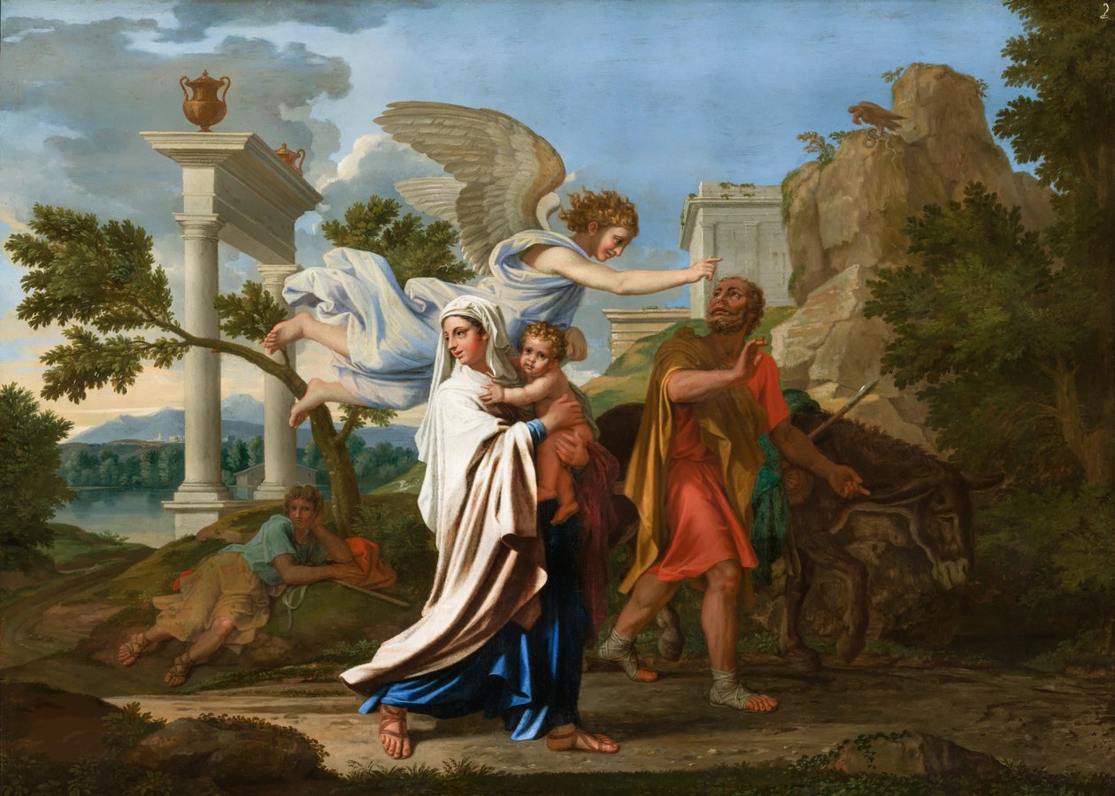 Útěk do Egypta, cca 1657. od Nicolas Poussin