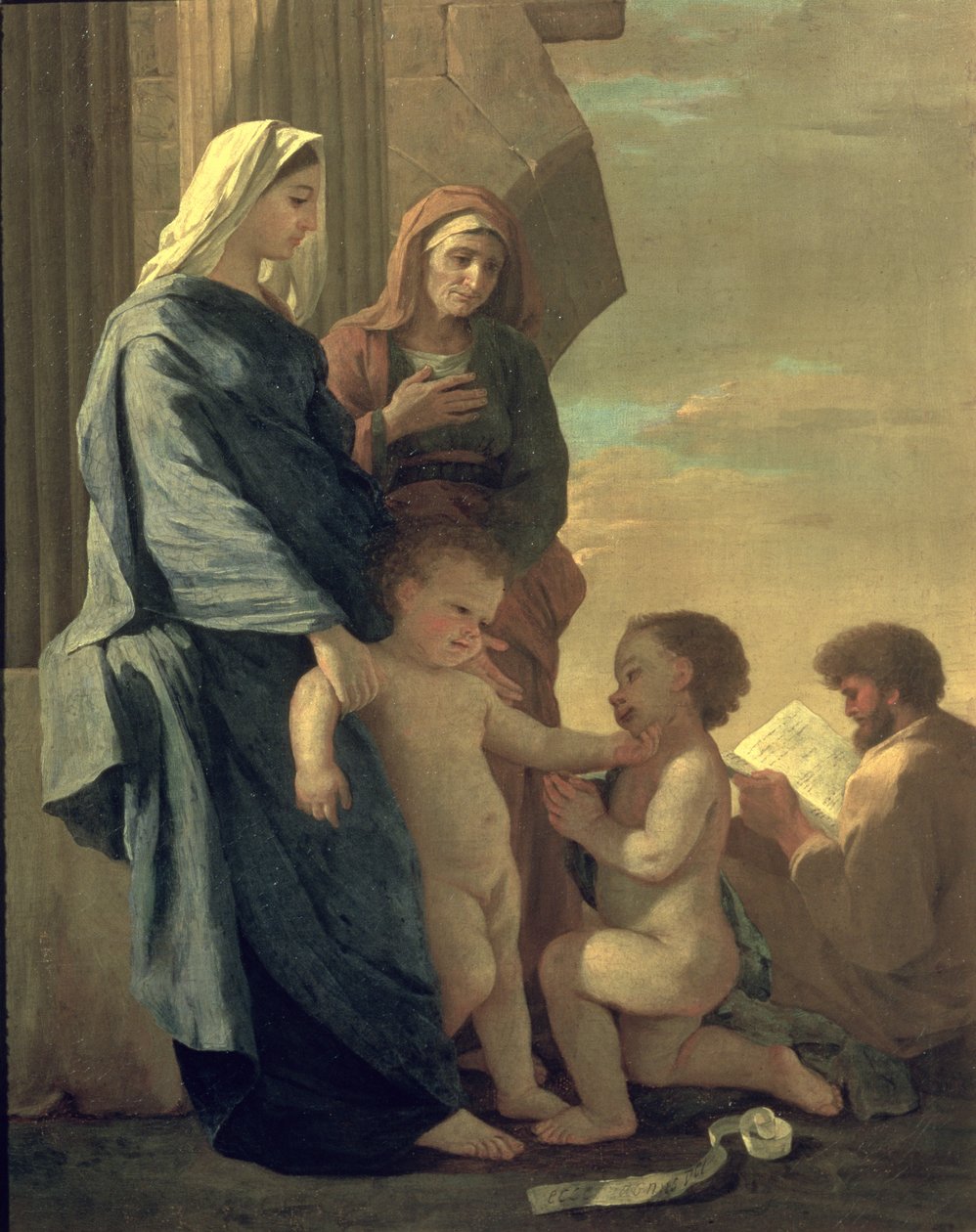 Svatá rodina od Nicolas Poussin