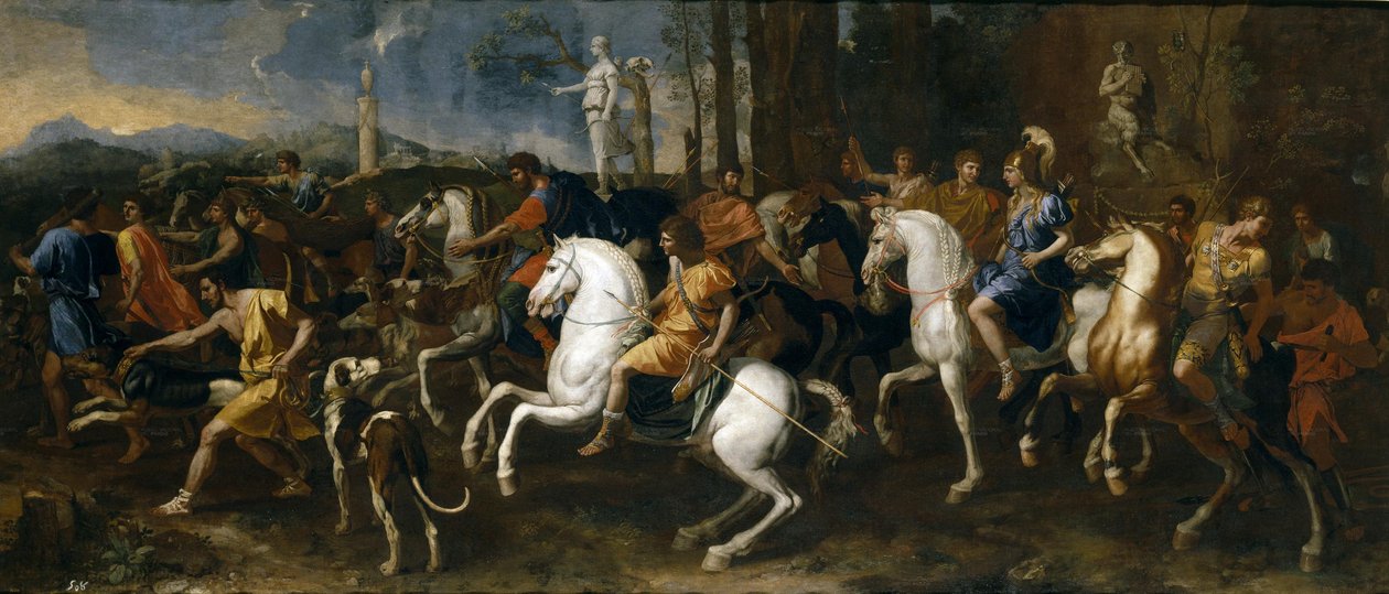 Hon na Meleager, 1634-9 od Nicolas Poussin