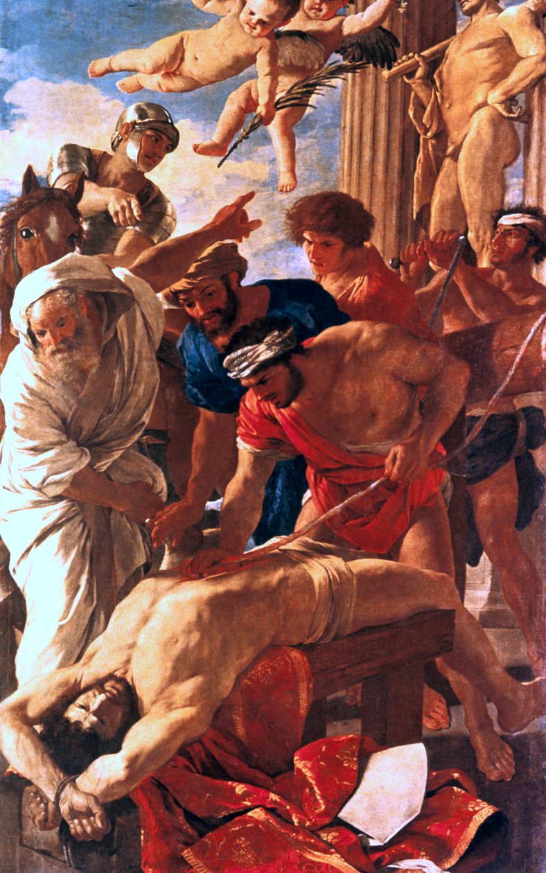 Umučení Erasma Saint, 1624 od Nicolas Poussin
