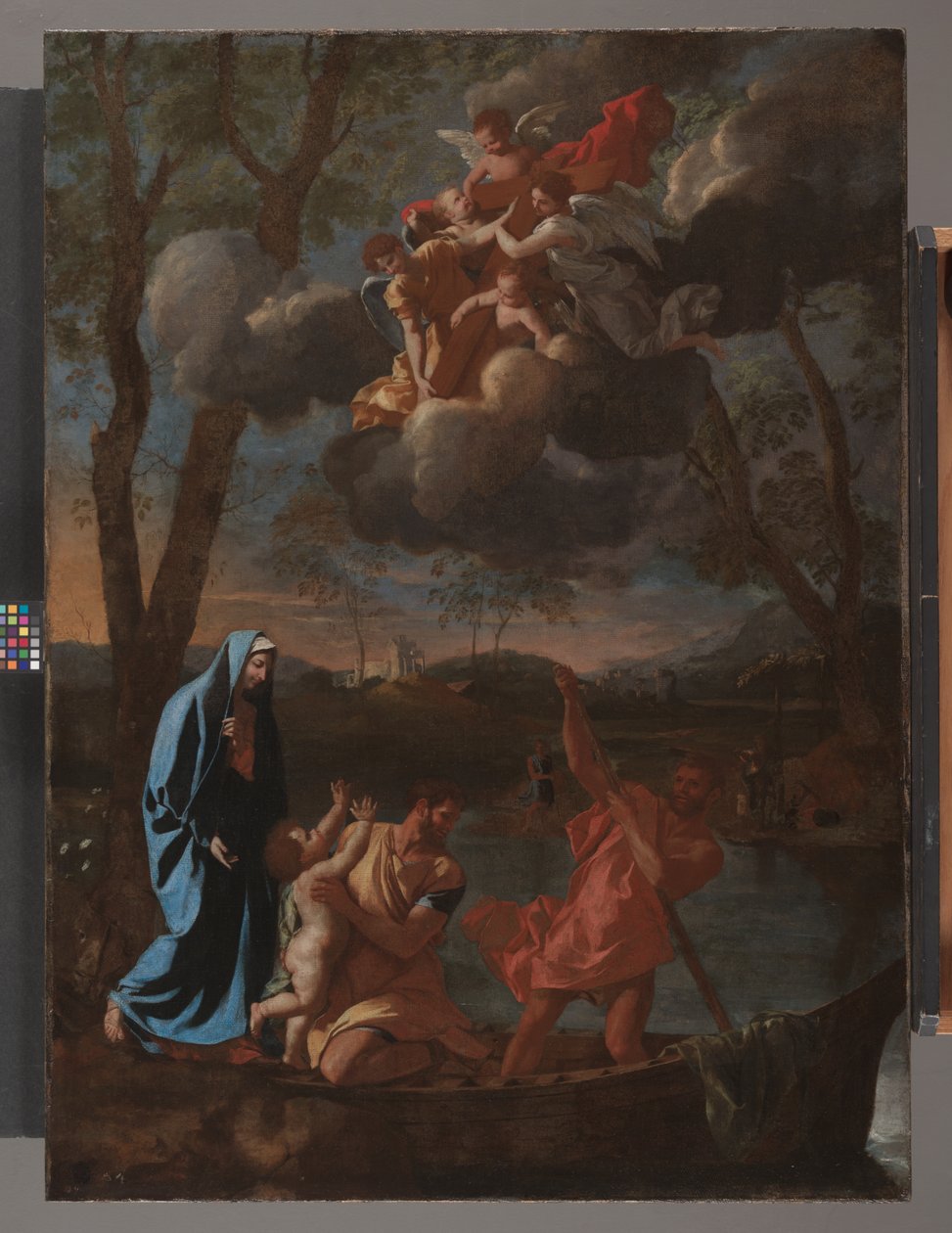 Návrat Svaté Rodiny do Nazareta, kolem roku 1627 (olej na plátně) od Nicolas Poussin