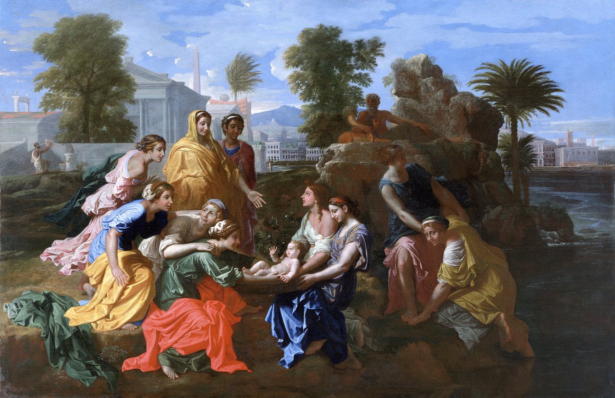„Nalezení Mojžíše“, 1651 od Nicolas Poussin
