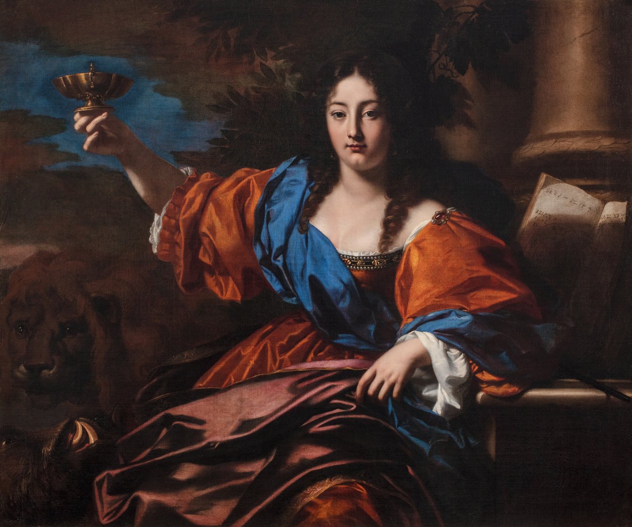 Circe, cca 1650-60 (olej na plátně) od Nicolas Regnier