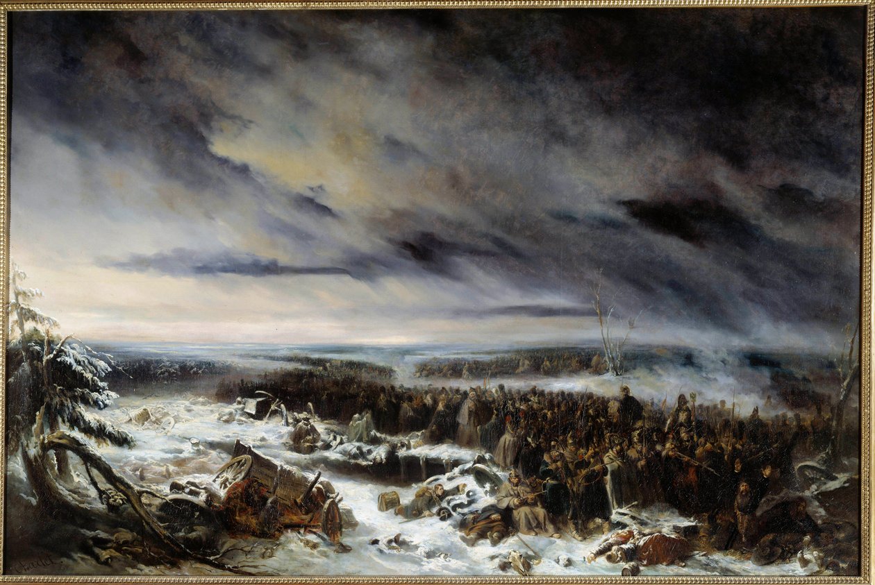 Epizoda ruského ústupu od Nicolas Toussaint Charlet