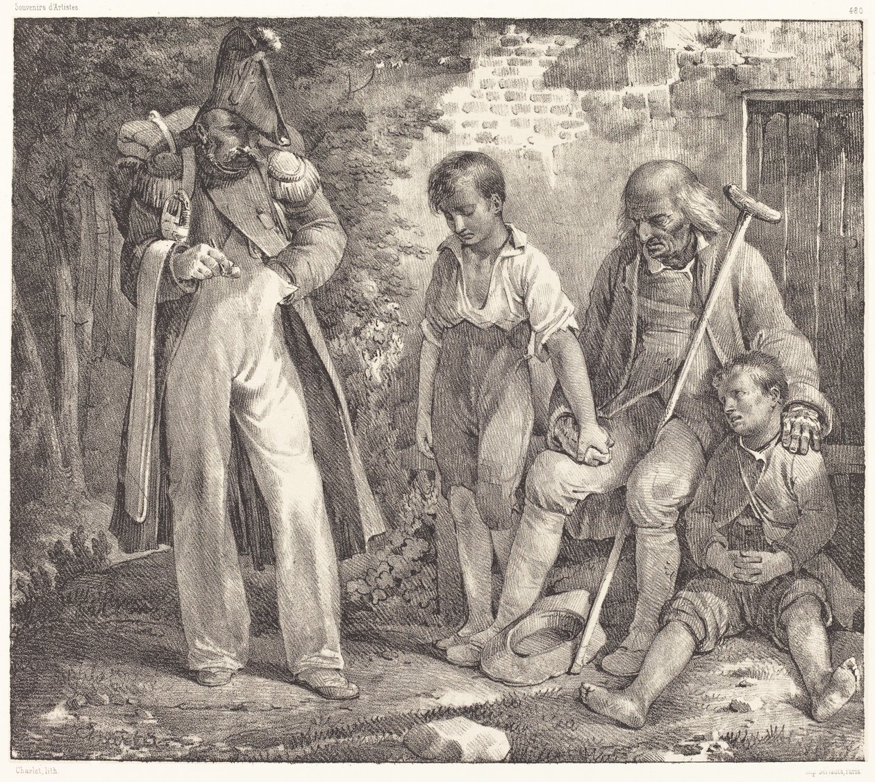 Almužna od Nicolas Toussaint Charlet