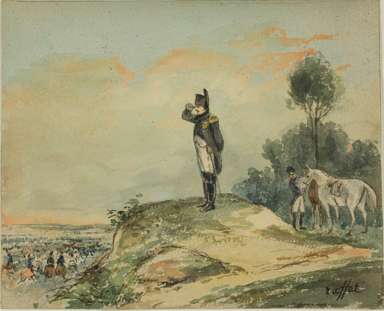 Napoleon od Nicolas Toussaint Charlet
