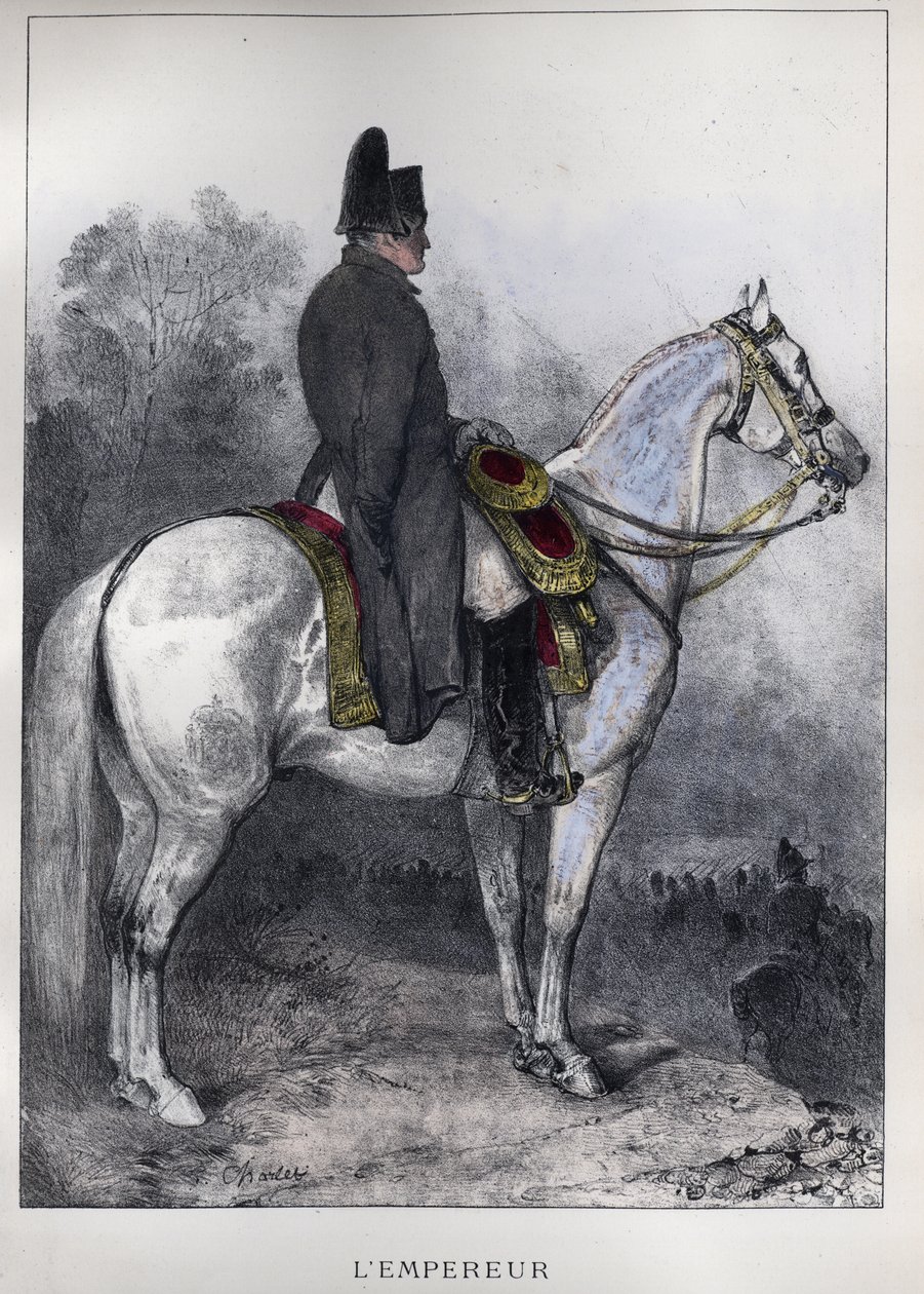 Napoleon v kabátě od Nicolas Toussaint Charlet