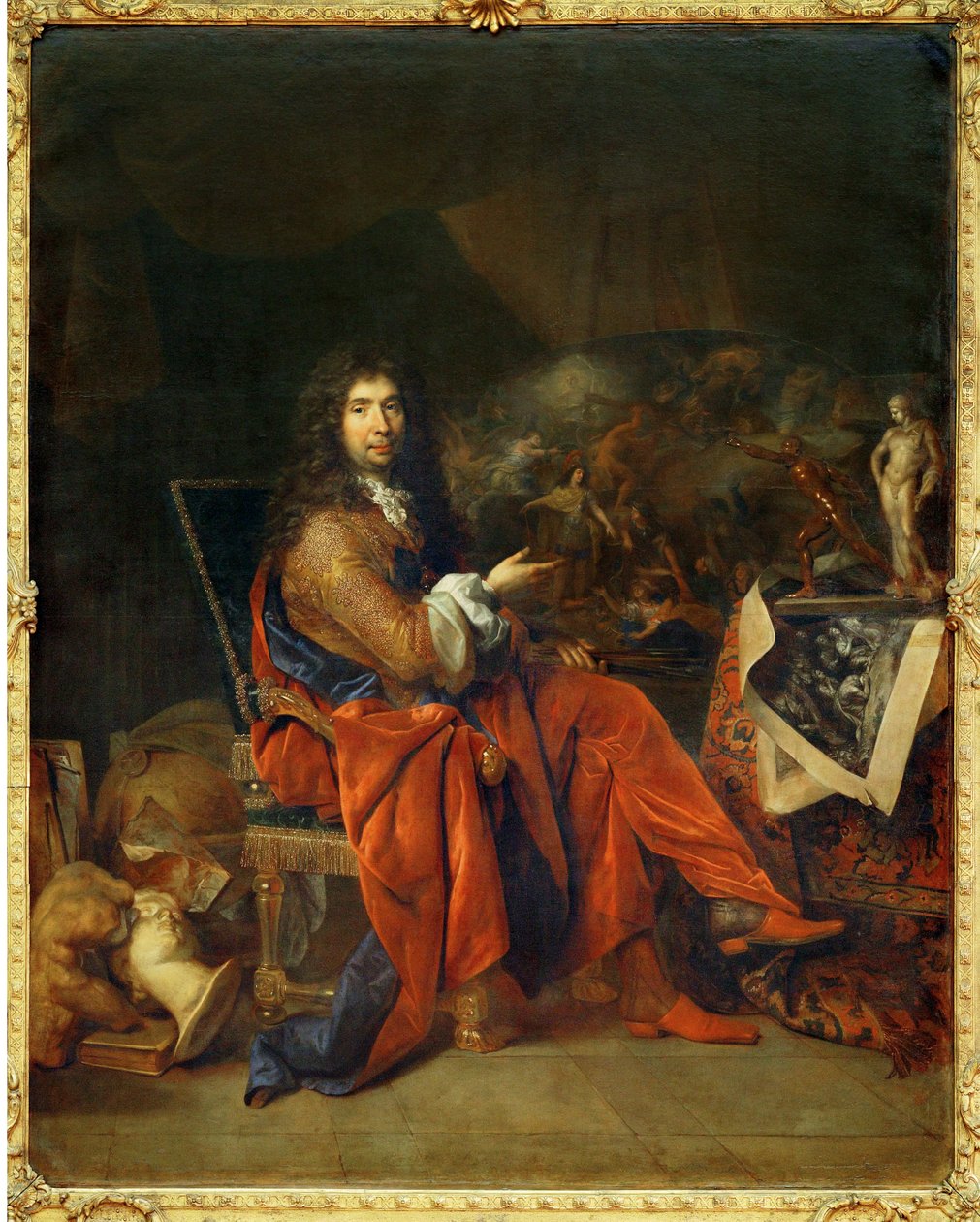 rodina ... od Nicolas de (workshop) Largilliere