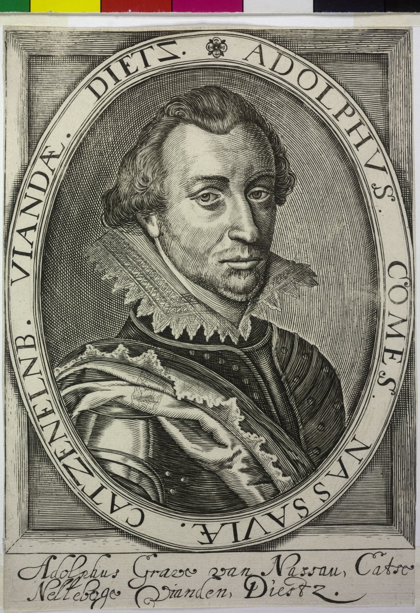 Hrabě Nassau-Siegen Adolf od Nicolas de Clerck
