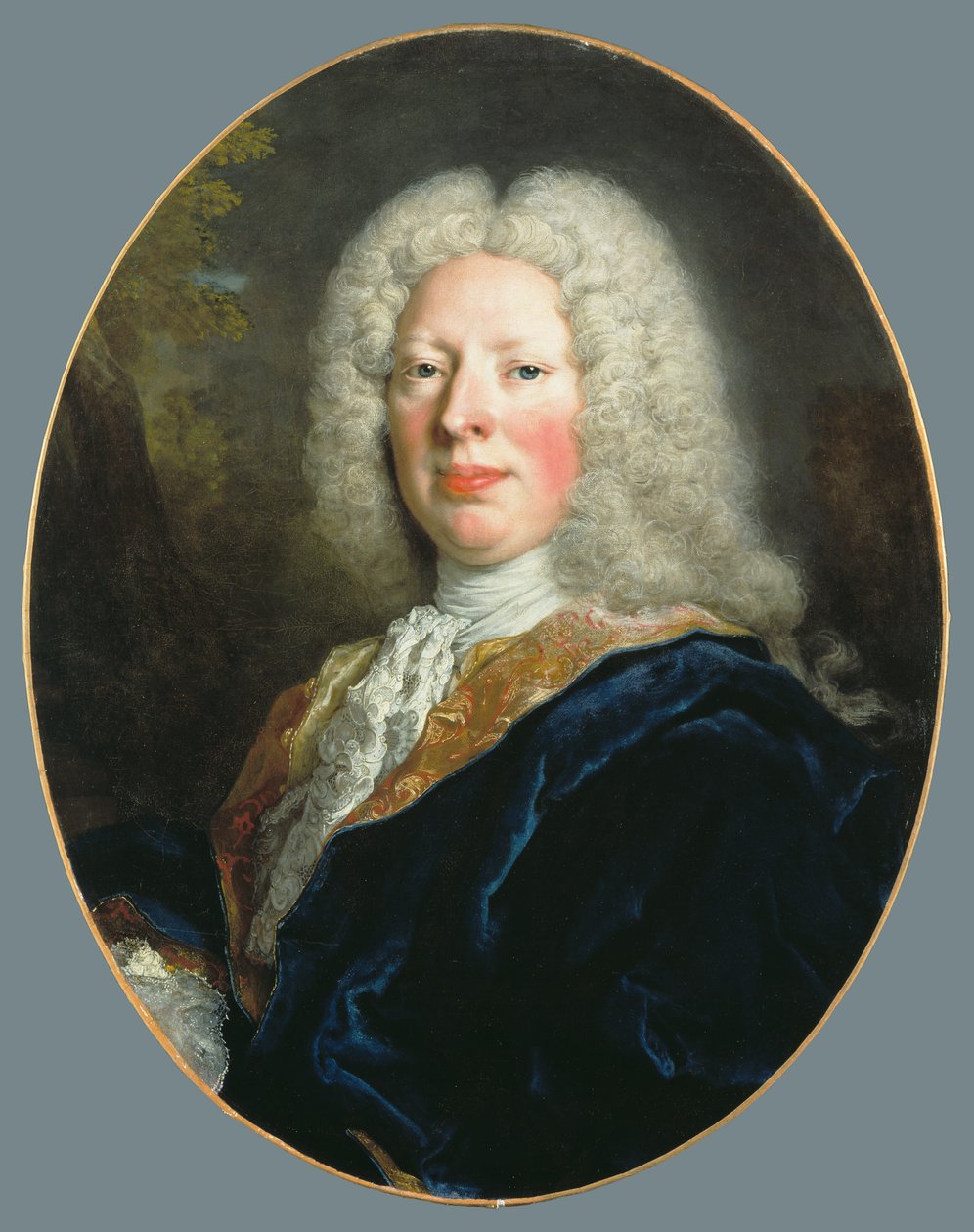 Frederick Augustus, hrabě Rutowski, kolem 1729 (olej na plátně) od Nicolas de Largillière