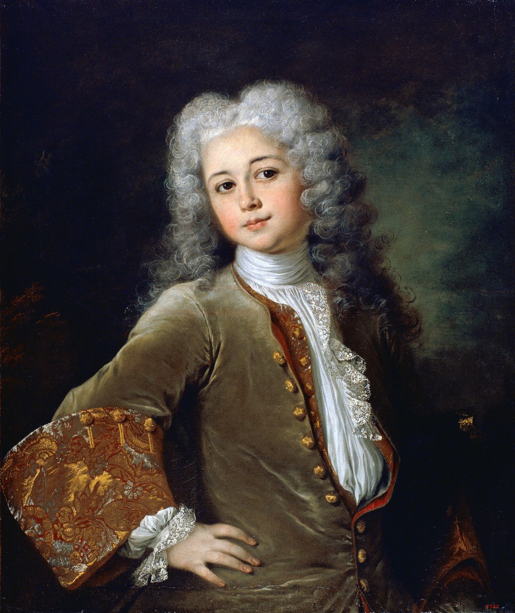 Portrét mladého muže s parukou - Portrét mladého muže s parukou - Malba Nicolase de Largilliere (1656-1746) - um 1700 - Olej na plátně - 72,5x61 - Museu Nacional d