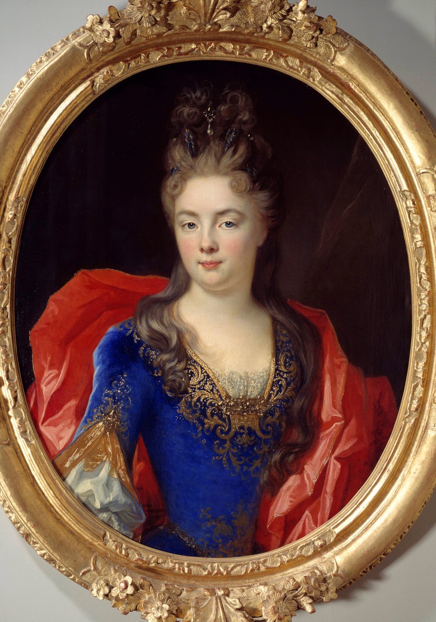 Portrét Anny Genevieve od Levise Ventadoura, princezny z Rohanu (nar. 1673) Malba od Nicolase de Largilliere (1656-1746) od Nicolas de Largillière