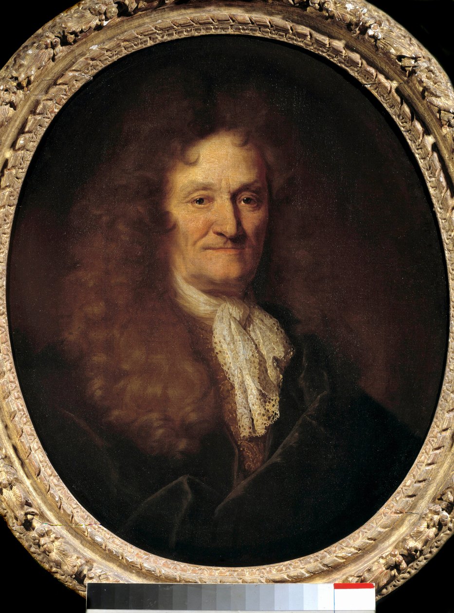 Portrét Jean de la Fontaine (1621-1695) od od Nicolas de Largillière