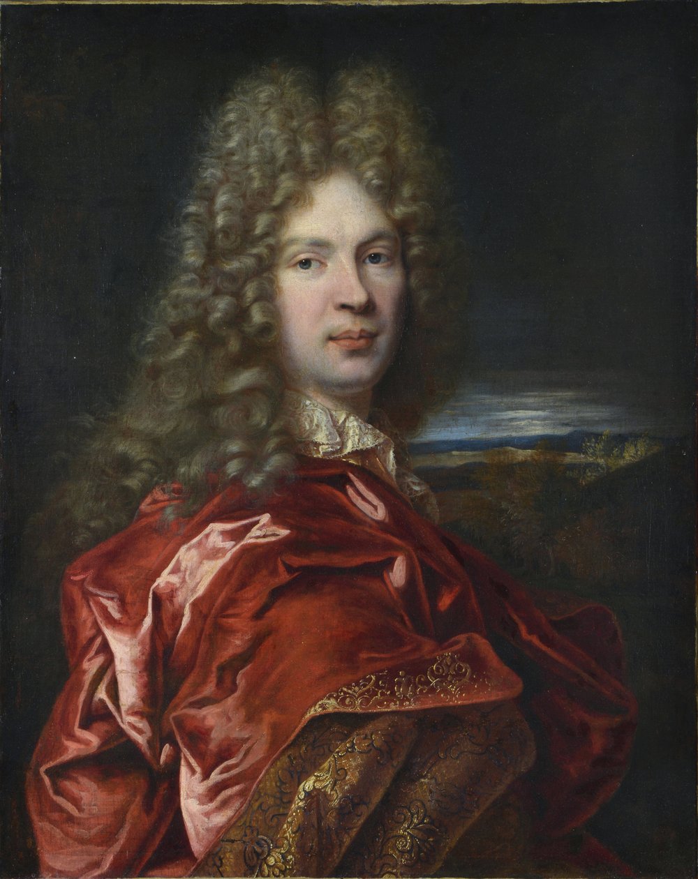 Portrét Pierre-Vincenta Bertina (Pierre Vincent) (1653-1711), francouzského finančníka a milovníka umění - od Largillière, Nicolas, de (1656-1746). Olej na plátně, rozměr: 77x63, cca 1685, Státní Ermitáž, Petrohrad od Nicolas de Largillière