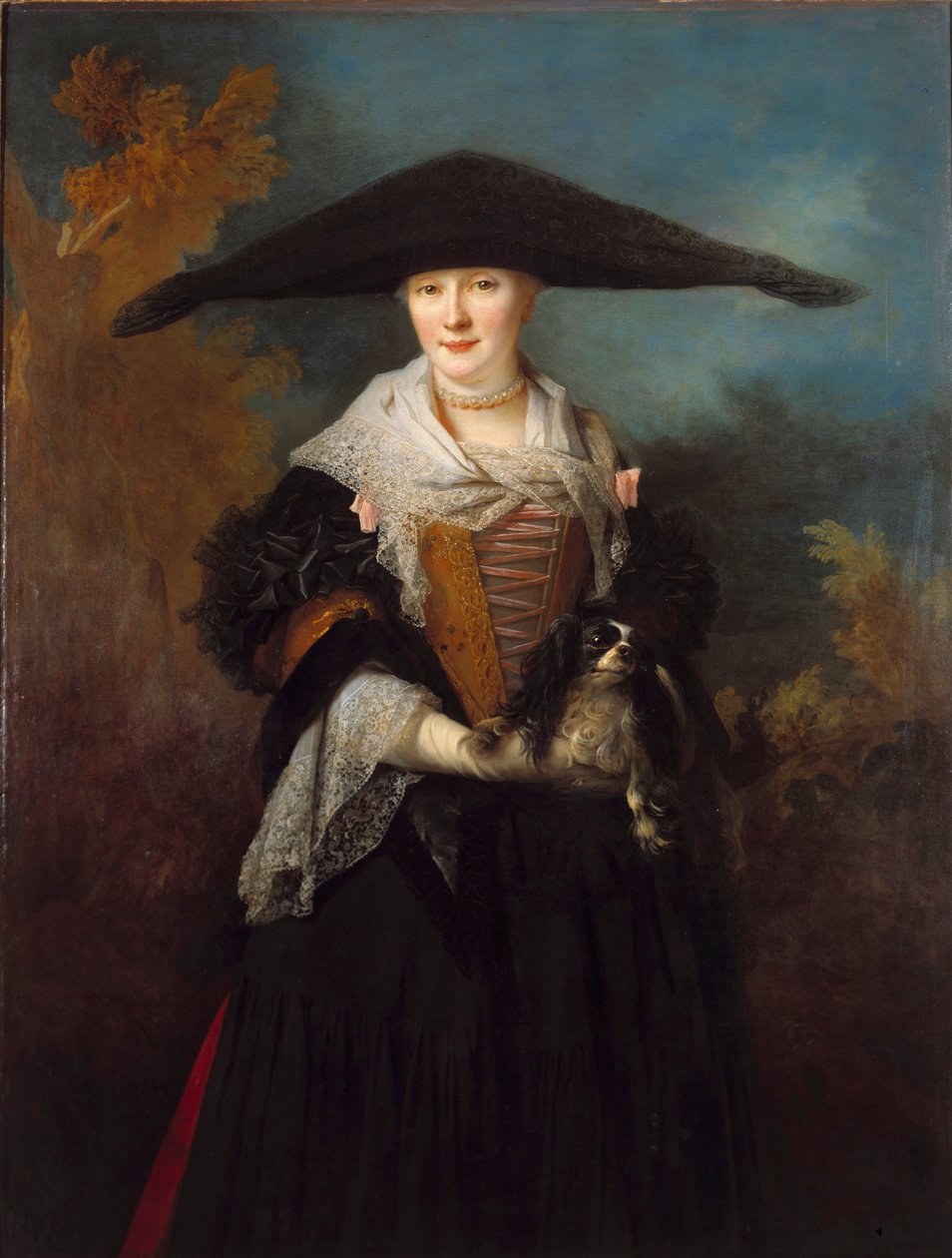 Portrét krásného štrasburského obrazu od Nicolase de Largilliere (1656-1746) 1703 Štrasburk, Musee des Beaux Arts. od Nicolas de Largillière