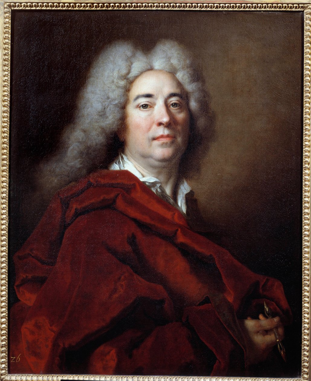 Autoportrét. Obraz Nicolase De Largilliere (1656-1746) od Nicolas de Largillière