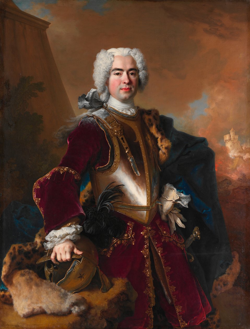 André François Alloys de Theys dHerculais 1692-1779, 1727. od Nicolas de Largillière