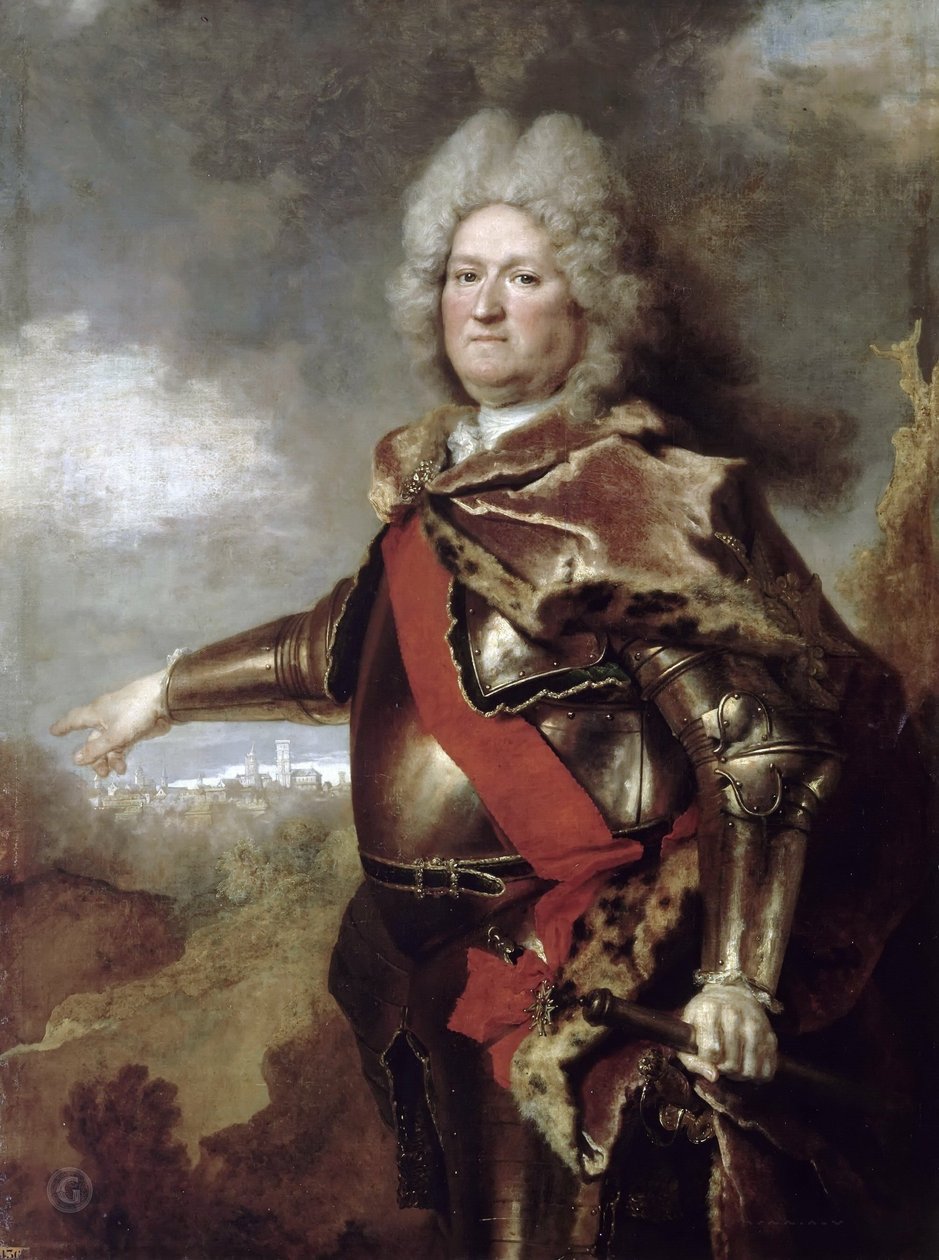 Antoine Le Prestre, hrabě z Puy-Vauban (1654-1731), guvernér města Béthune od Nicolas de Largillière
