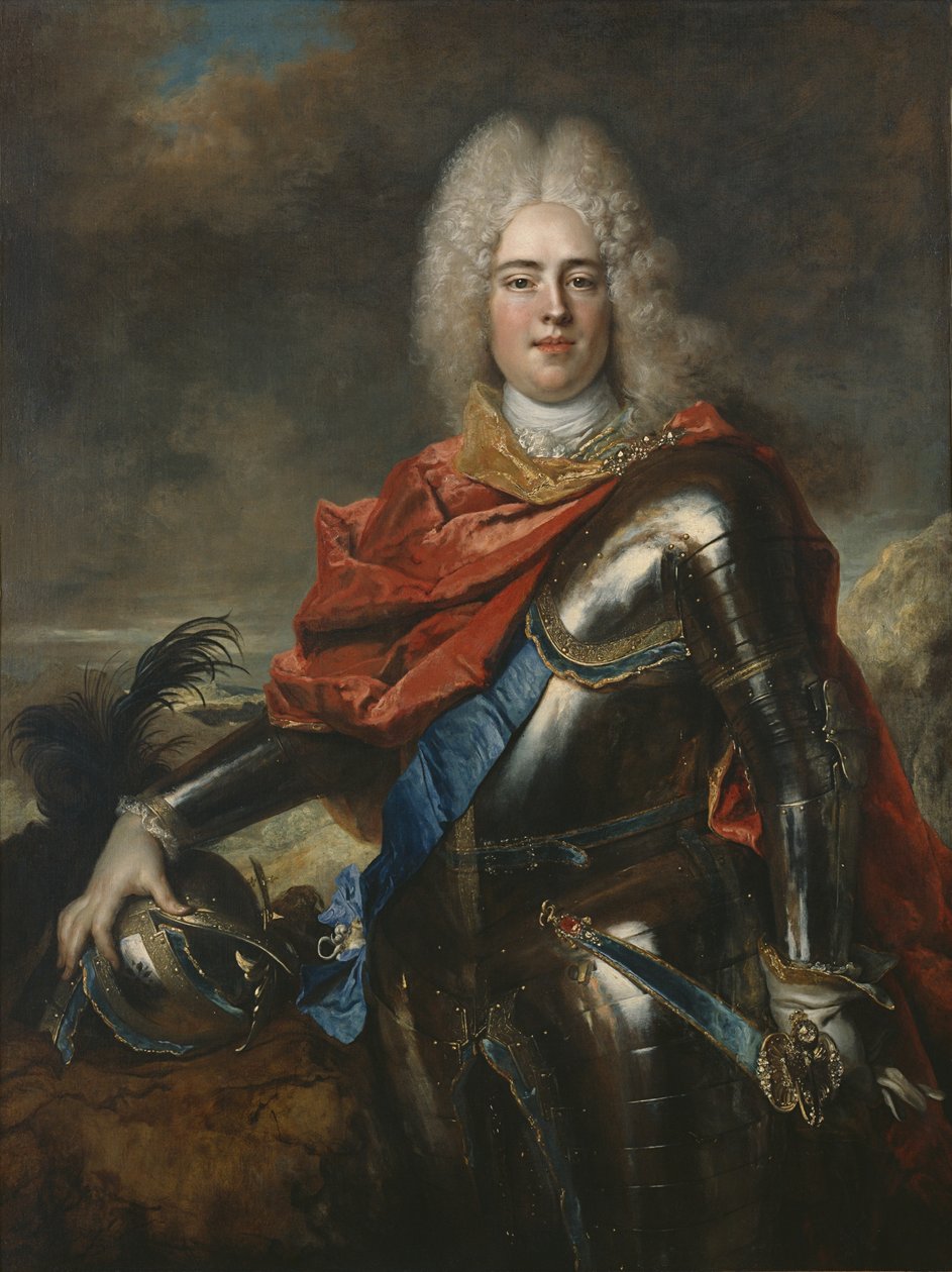 korunní princ Fridrich August Saský (1696-1763) od Nicolas de Largillière