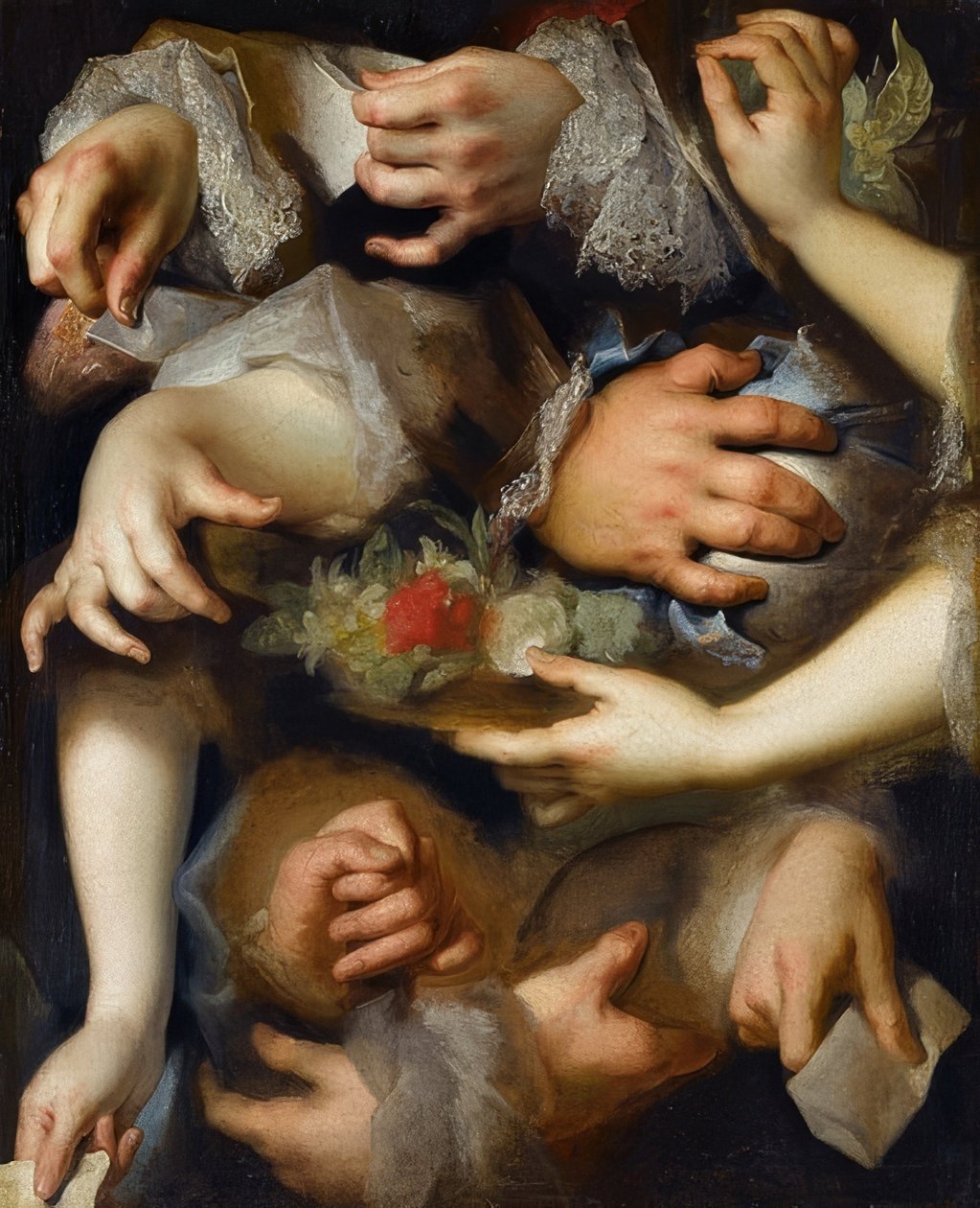 Ruce studie. Kolem roku 1715 od Nicolas de Largillière