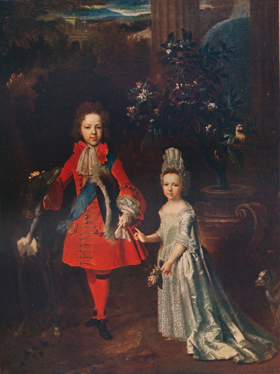 James Francis Edward Stuart 1688-1765, Louisa Maria Theresa Stuart 1692-1712, 1695, 1911 od Nicolas de Largillière