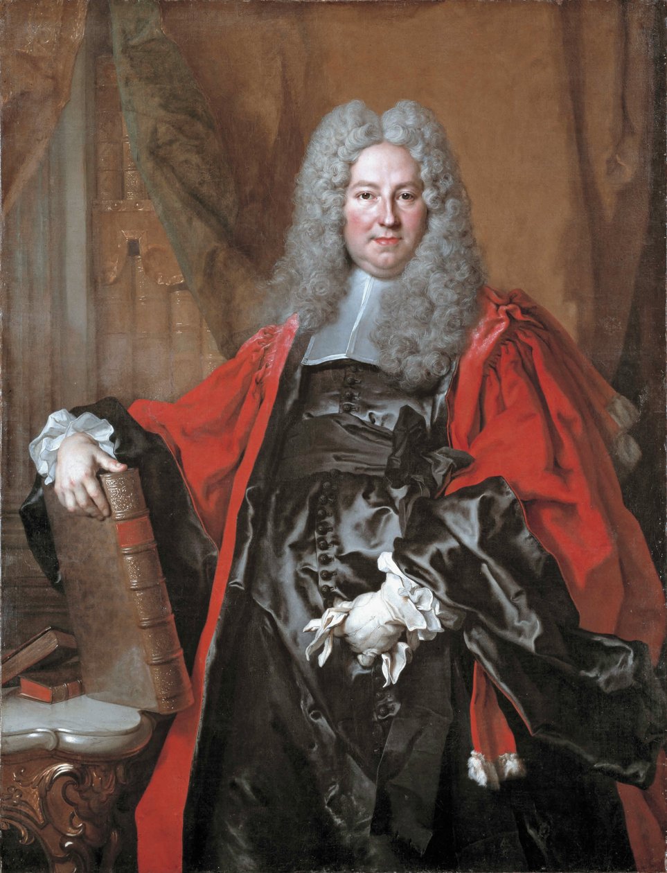 Portrét žáka Barthélemyho-Jeana-Clauda od Nicolas de Largillière