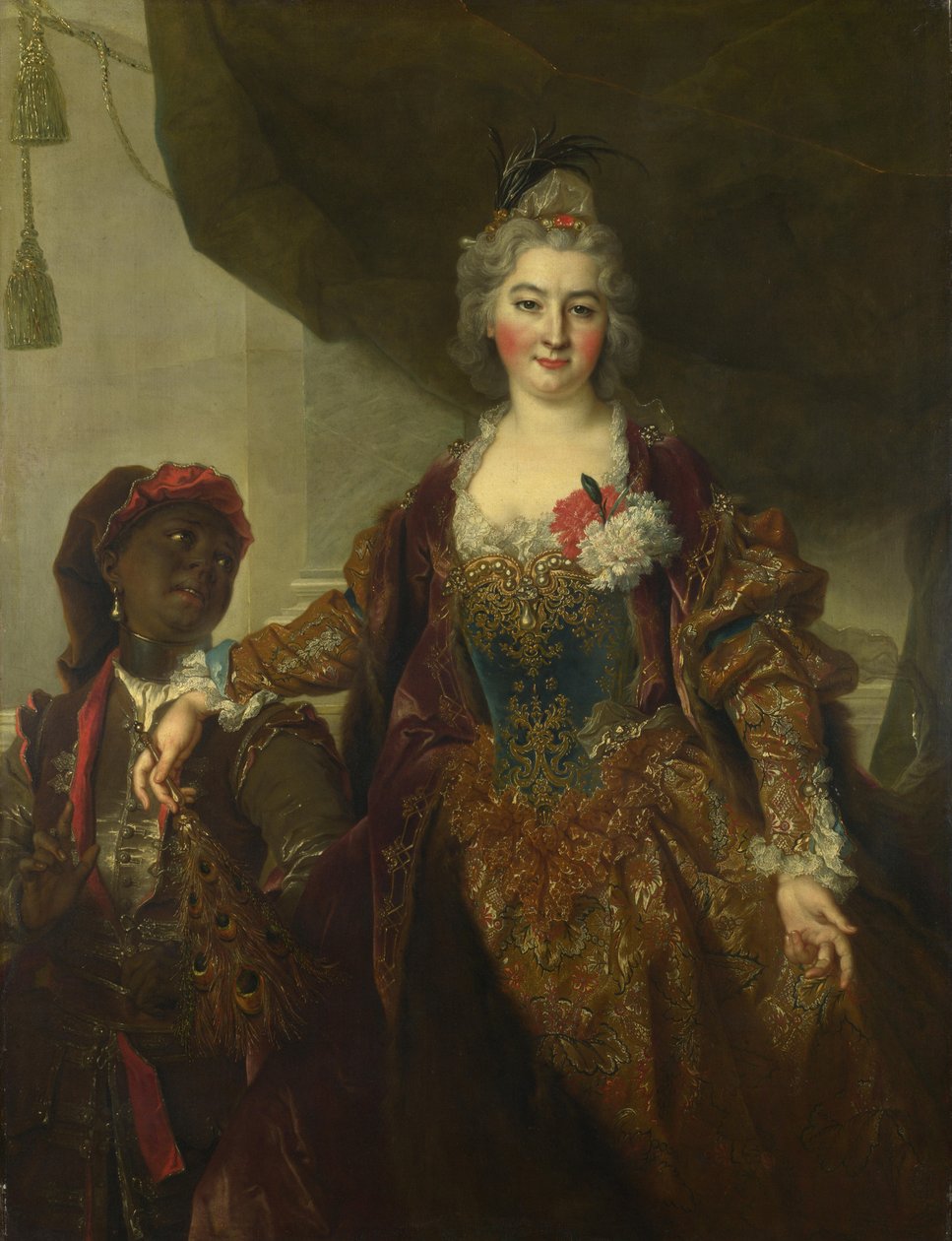 Portrét princezny Rákóczi 1649-1722, cca 1720 od Nicolas de Largillière
