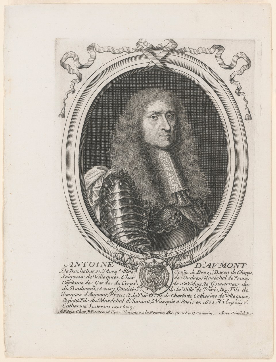 Portrét Antoina d od Nicolas de Larmessin