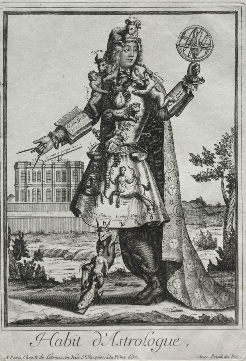 Fantazijní kostýmy: Kostým astrologa od Nicolas de Larmessin II