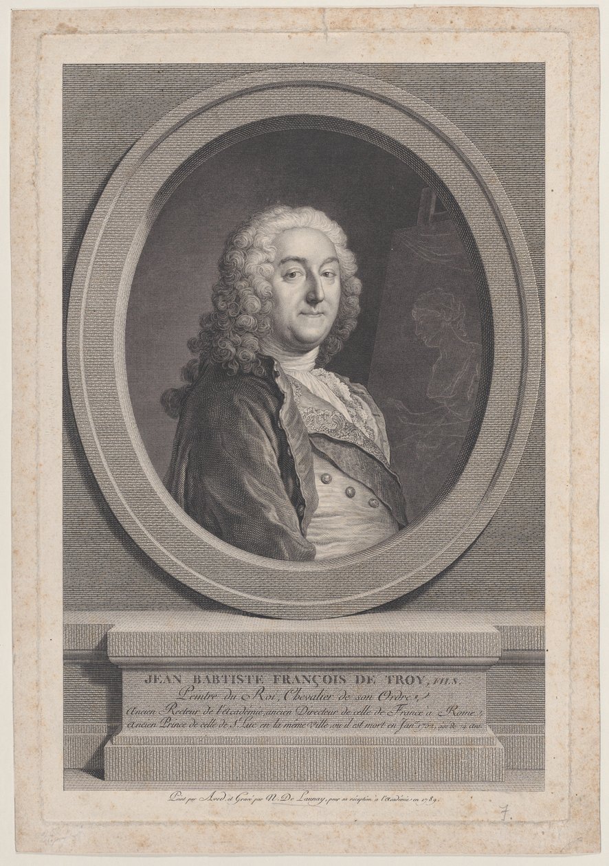Jean Baptiste Francois de Troy, syn, 1789., 1789. od Nicolas de Launay