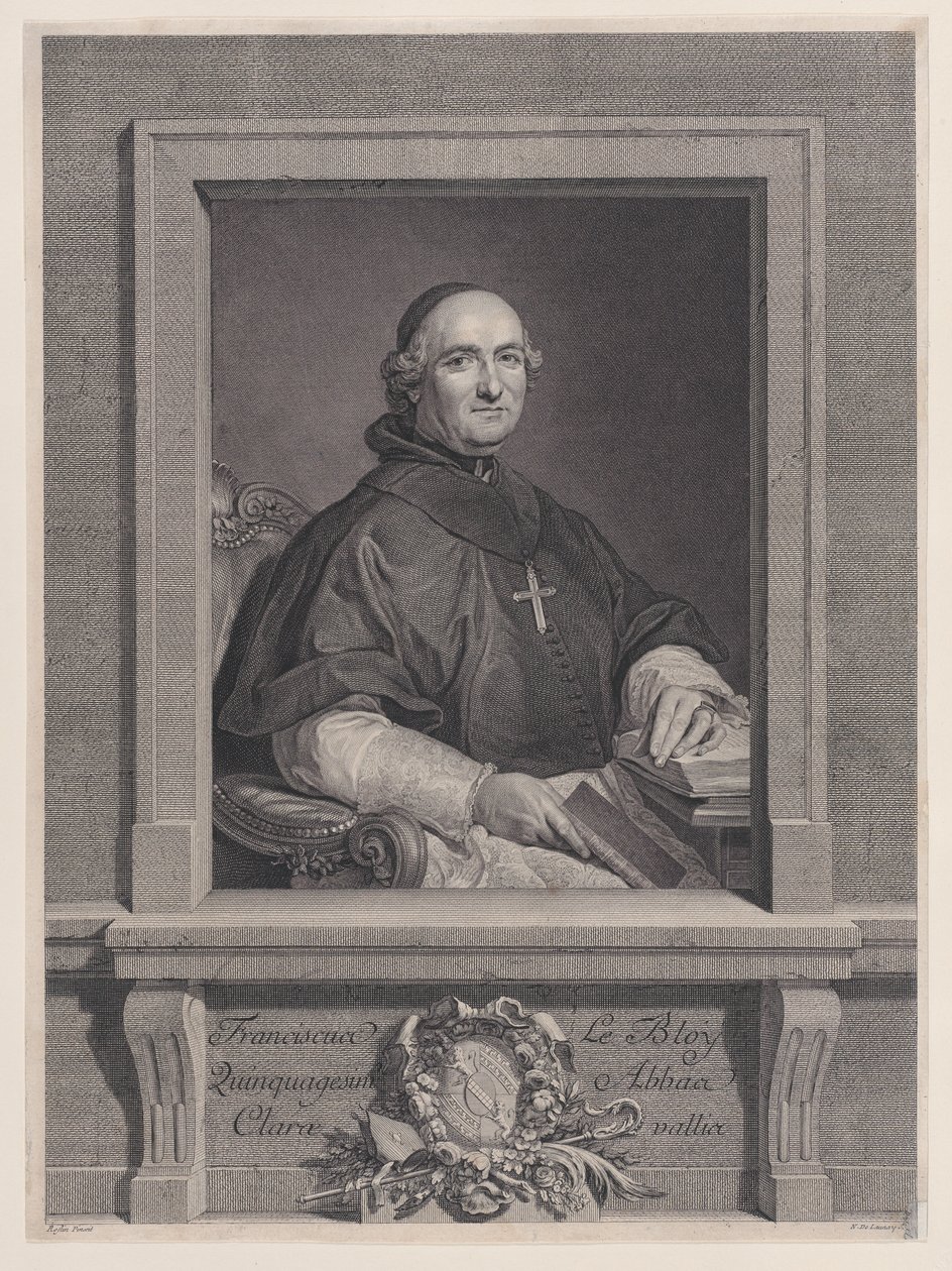 Portrét Francoise Le Bloye, 1760-92., 1760-92. od Nicolas de Launay