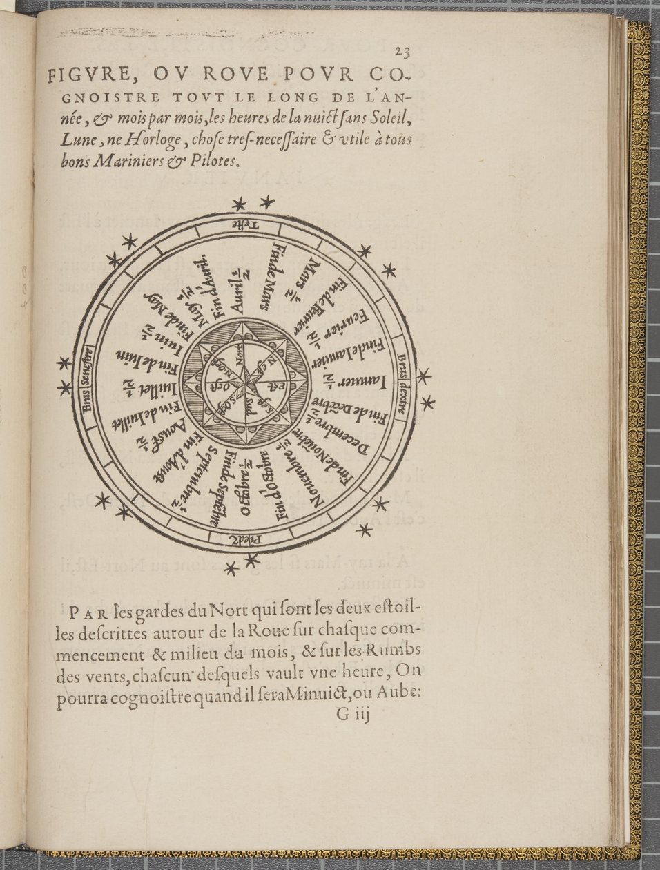Fol 23 recto, Plavba krále Jakuba V. kolem Skotska, Orknejských ostrovů a Hebrid neboli Západních ostrovů: Pod vedením vynikajícího lodivoda Alexandra Lindsaye. od Nicolas de Nicolay