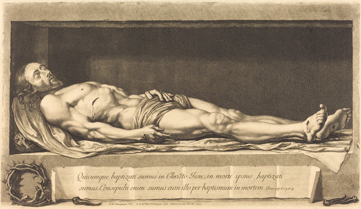 Tělo Kristovo od Nicolas de Plattemontagne after Philippe