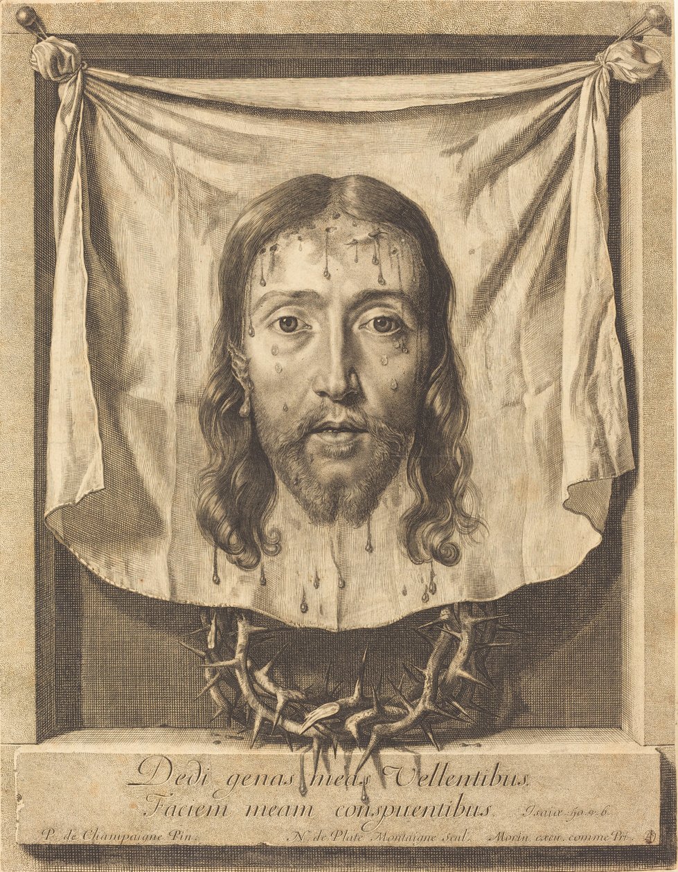 Závoj svaté Veroniky od Nicolas de Plattemontagne after Philippe